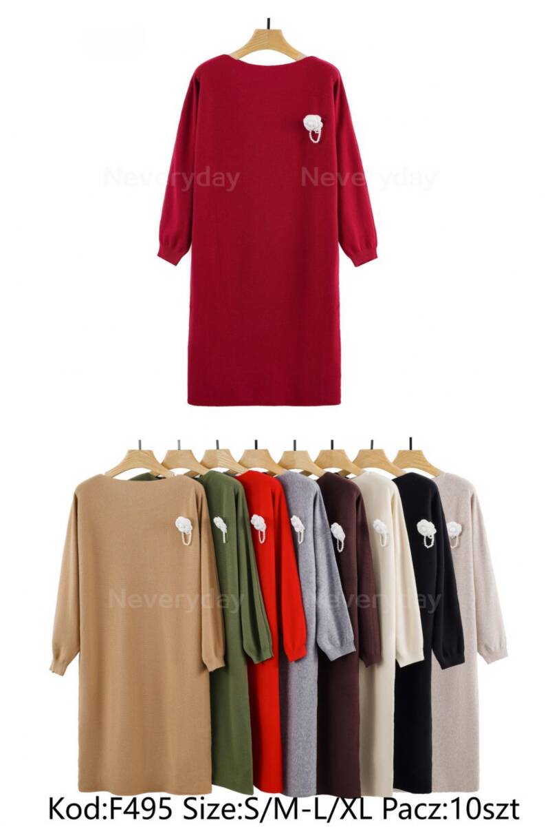 Sukienki damskie Roz S/M-L/XL, Mix Kolor .Paczka 10 szt